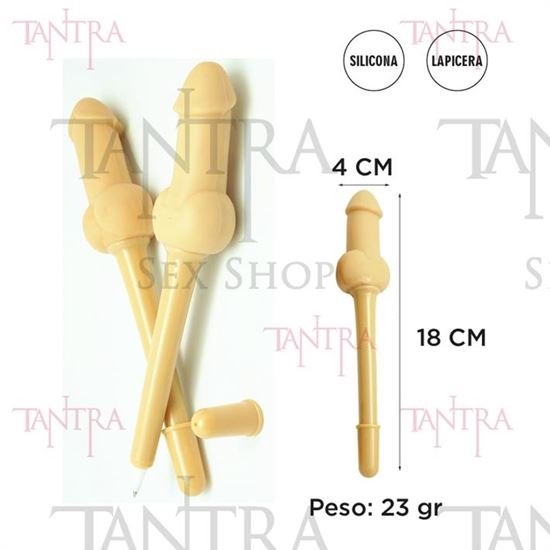 Lapicera con forma de pene